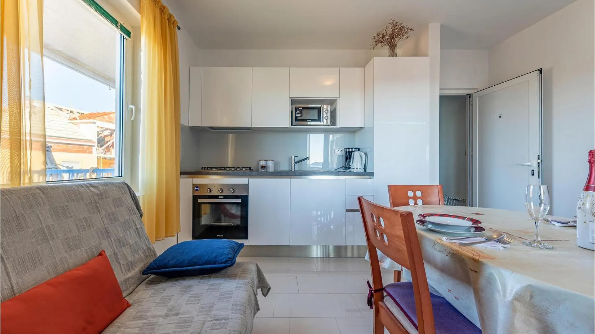 Lovely Apartment In Pakostane With House Sea View